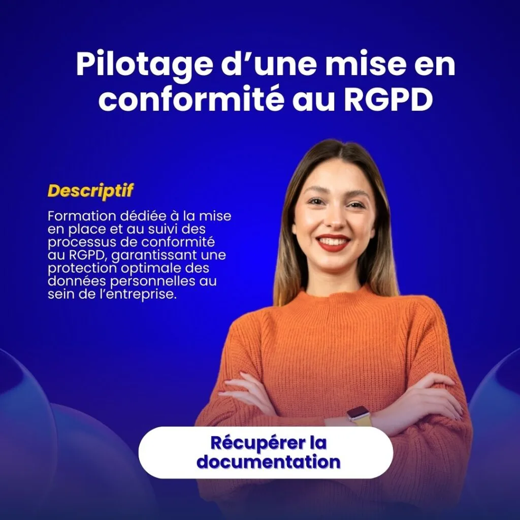 Pilotage d'une mise en conformité au RGPD