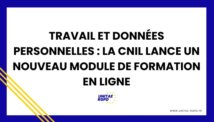 Formation CNIL: Travail et données personnelles
