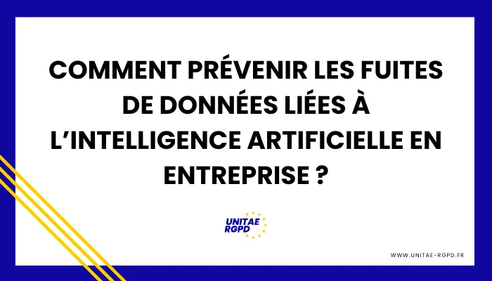 Fuites des données liées à l'intelligence artificielle